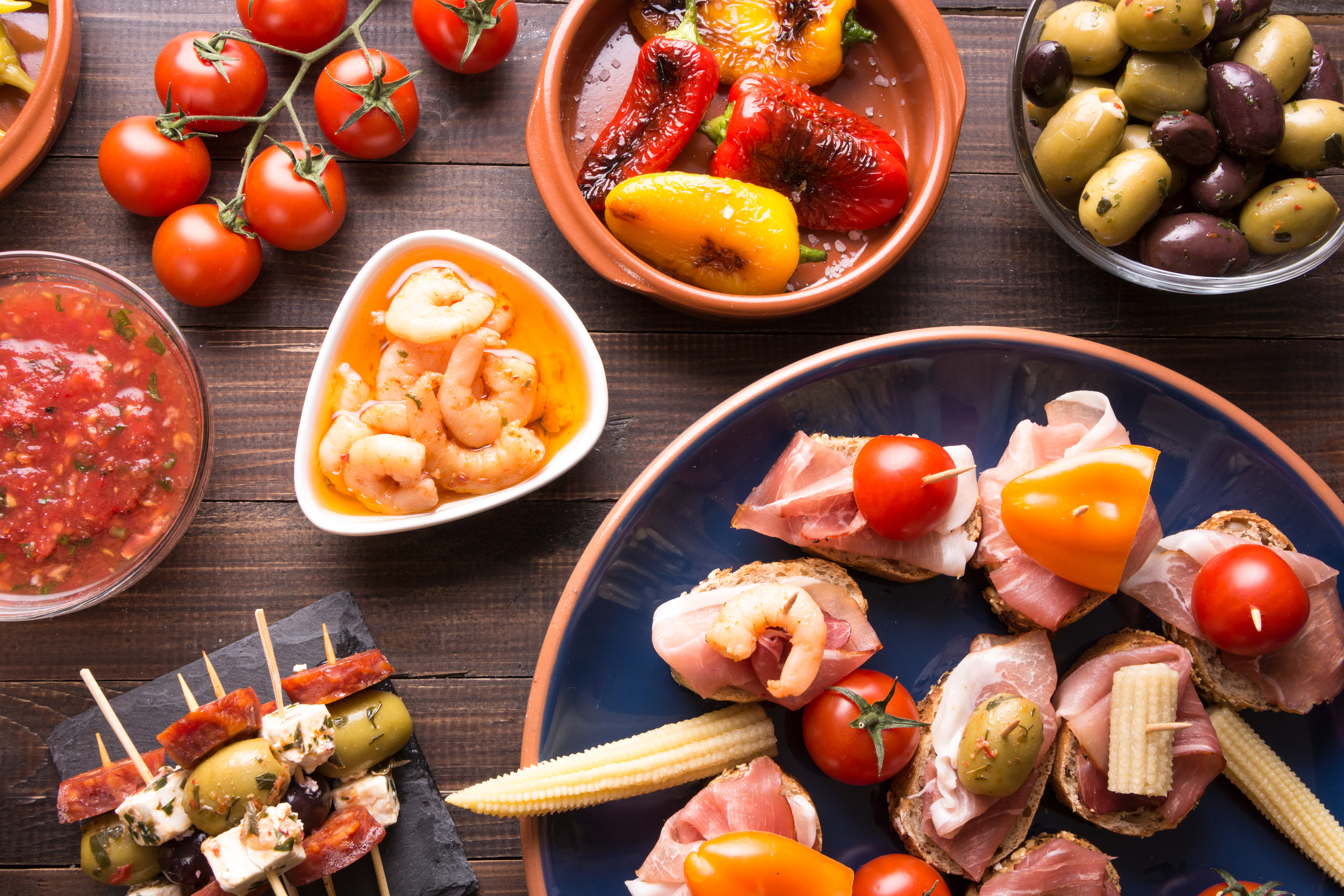 Selection of Spanish tapas