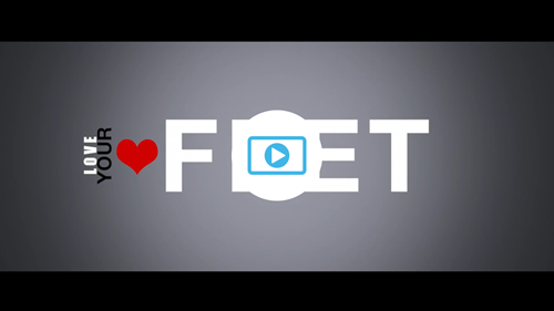 Love your feet text